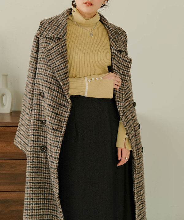 SHAGGY DOUBLE LONG COAT