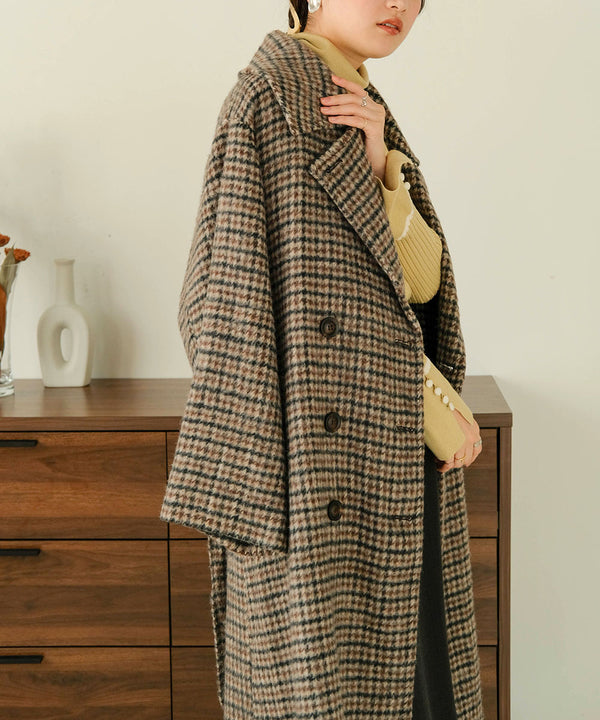 SHAGGY DOUBLE LONG COAT