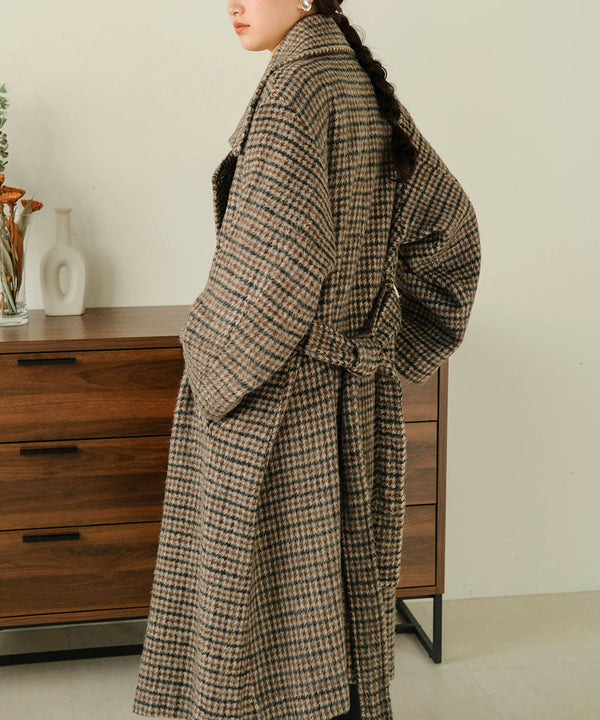 SHAGGY DOUBLE LONG COAT