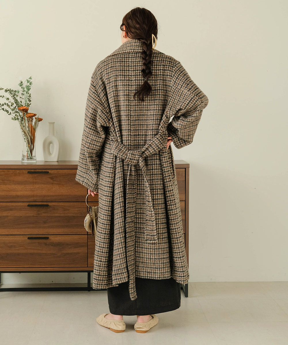 SHAGGY DOUBLE LONG COAT