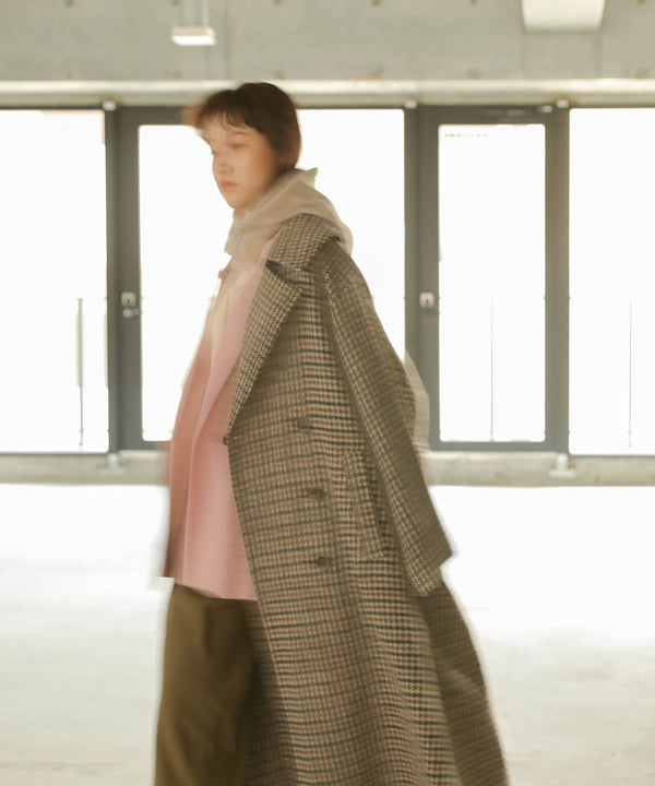 SHAGGY DOUBLE LONG COAT