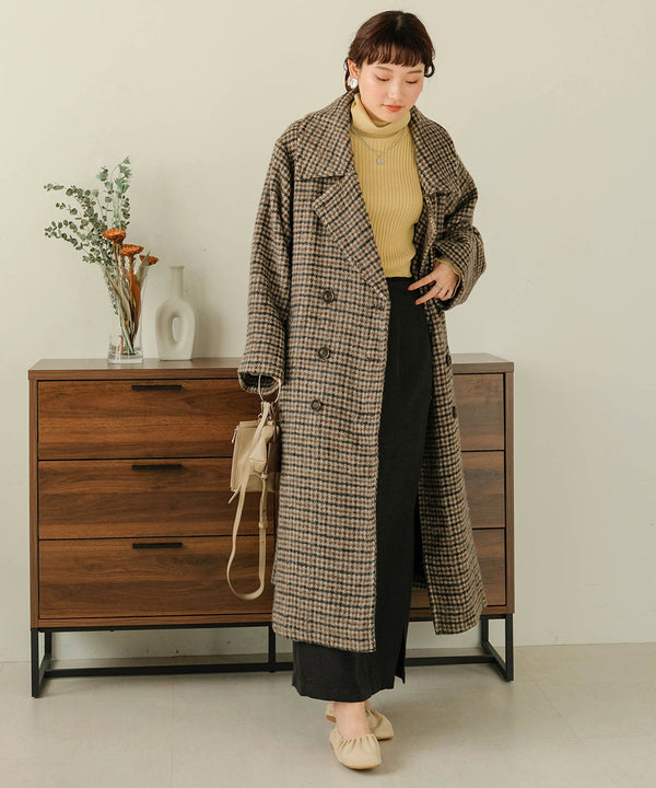 SHAGGY DOUBLE LONG COAT