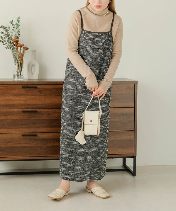 COLOR PIPING 2WAY ONEPIECE