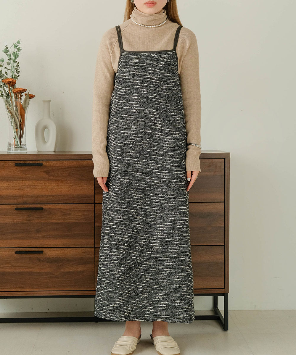 COLOR PIPING 2WAY ONEPIECE