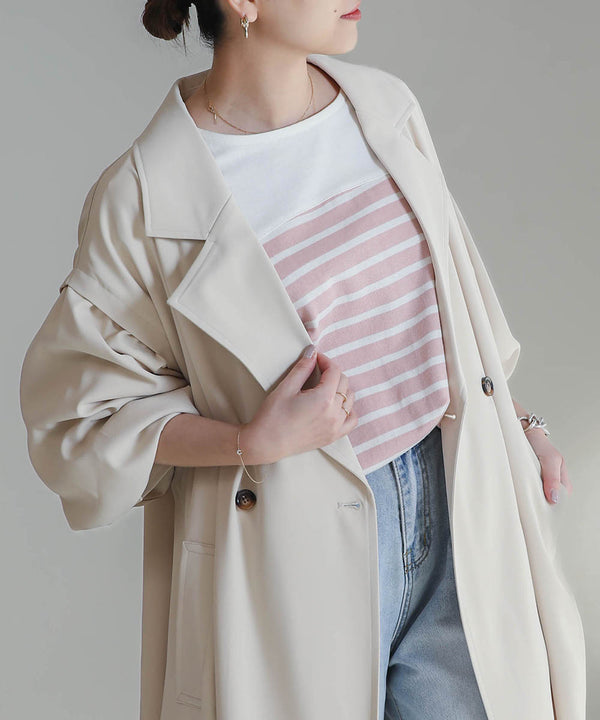 FLARE TRENCH COAT