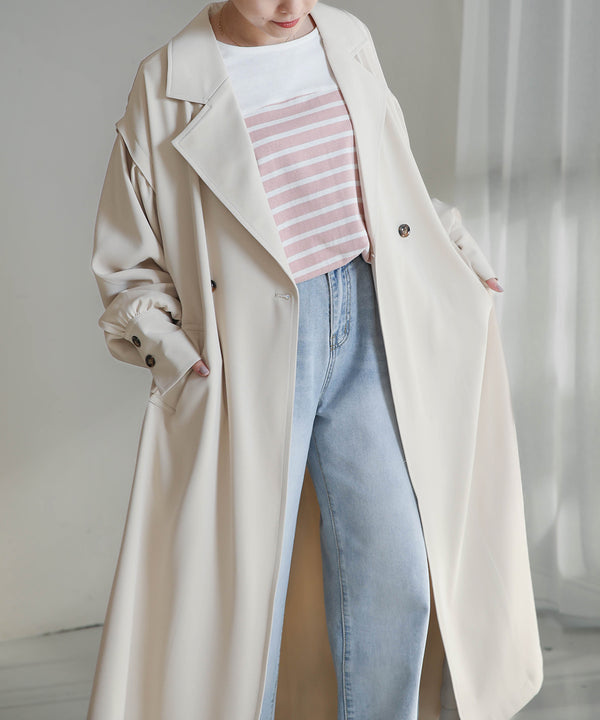 FLARE TRENCH COAT