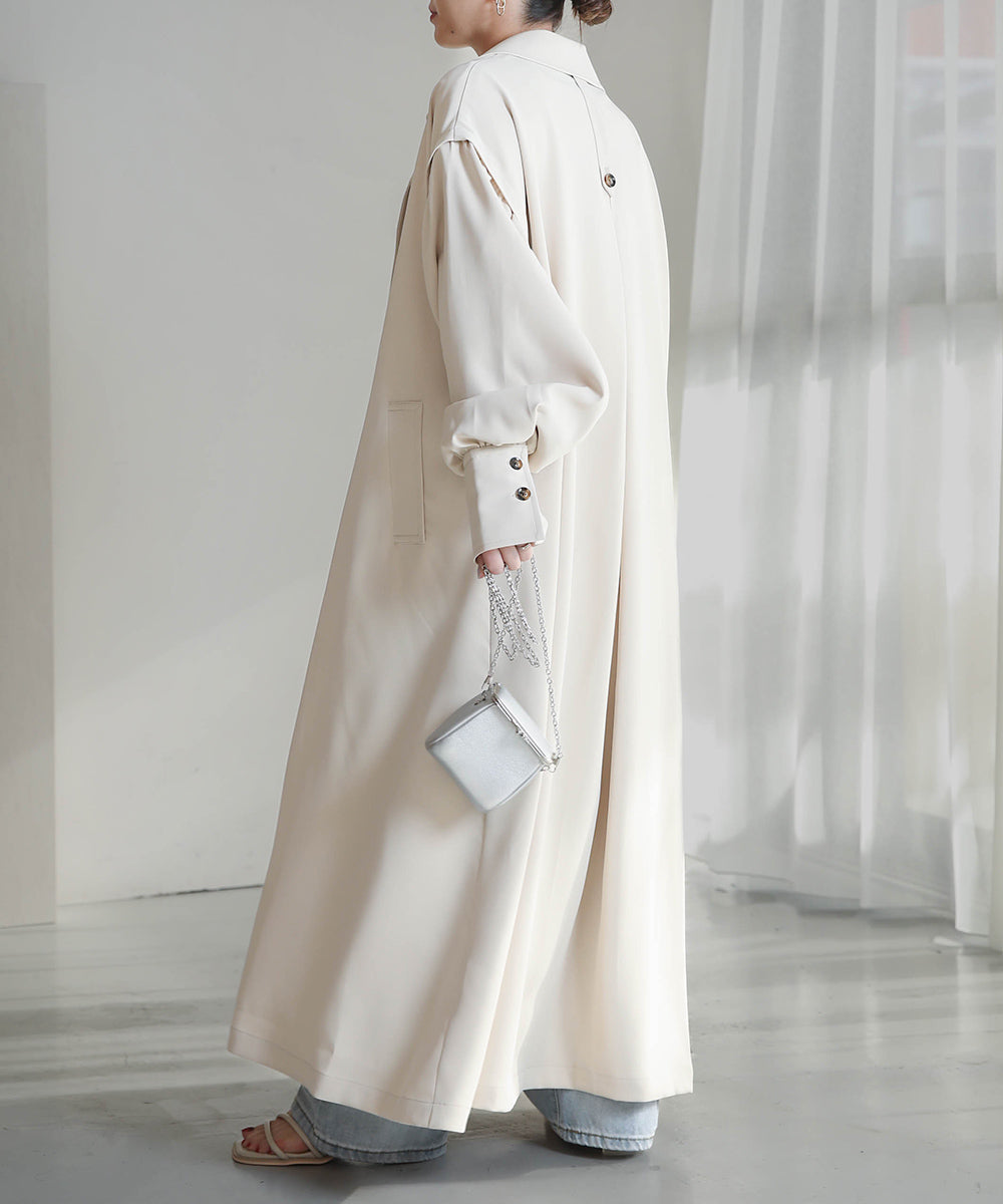 FLARE TRENCH COAT