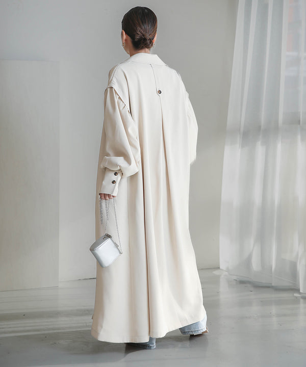 FLARE TRENCH COAT