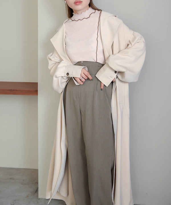 FLARE TRENCH COAT