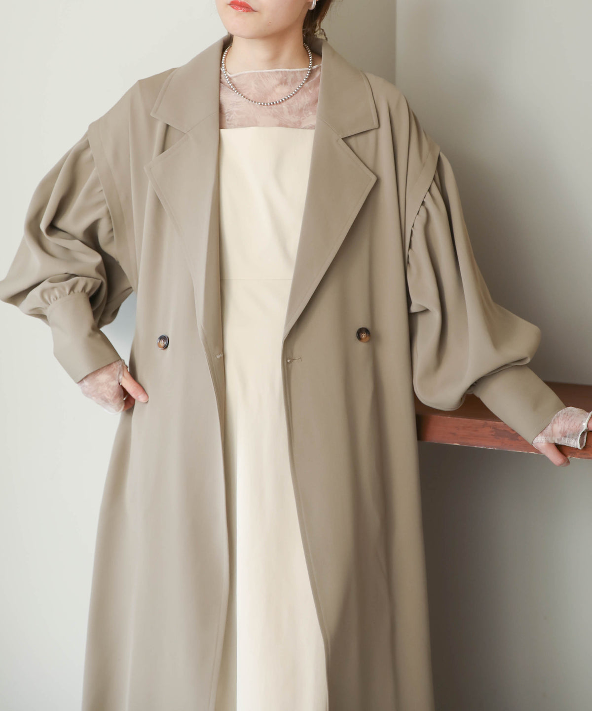 FLARE TRENCH COAT