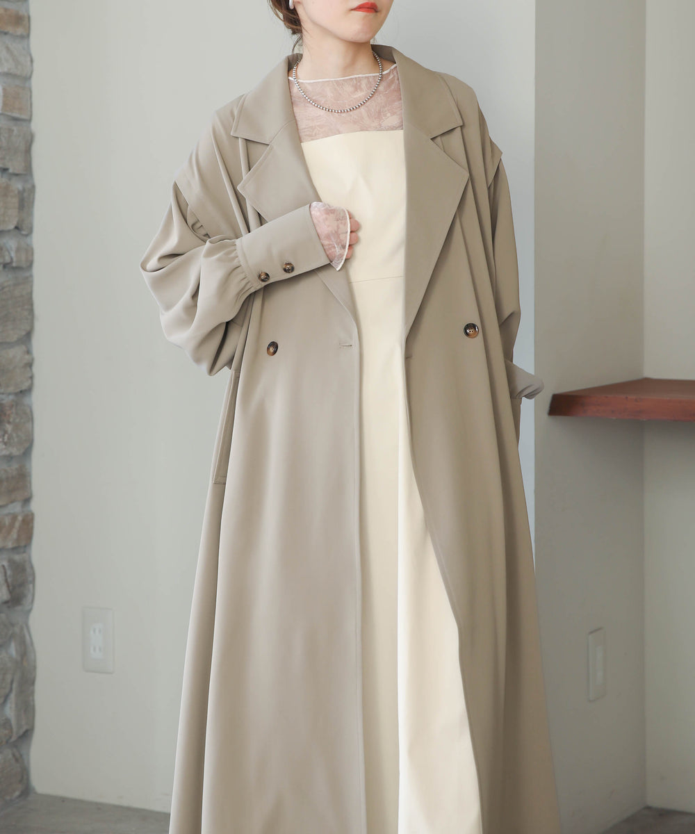FLARE TRENCH COAT