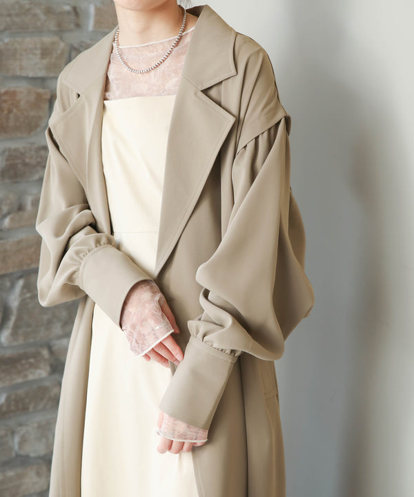 FLARE TRENCH COAT