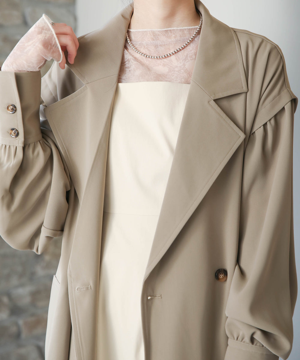 FLARE TRENCH COAT