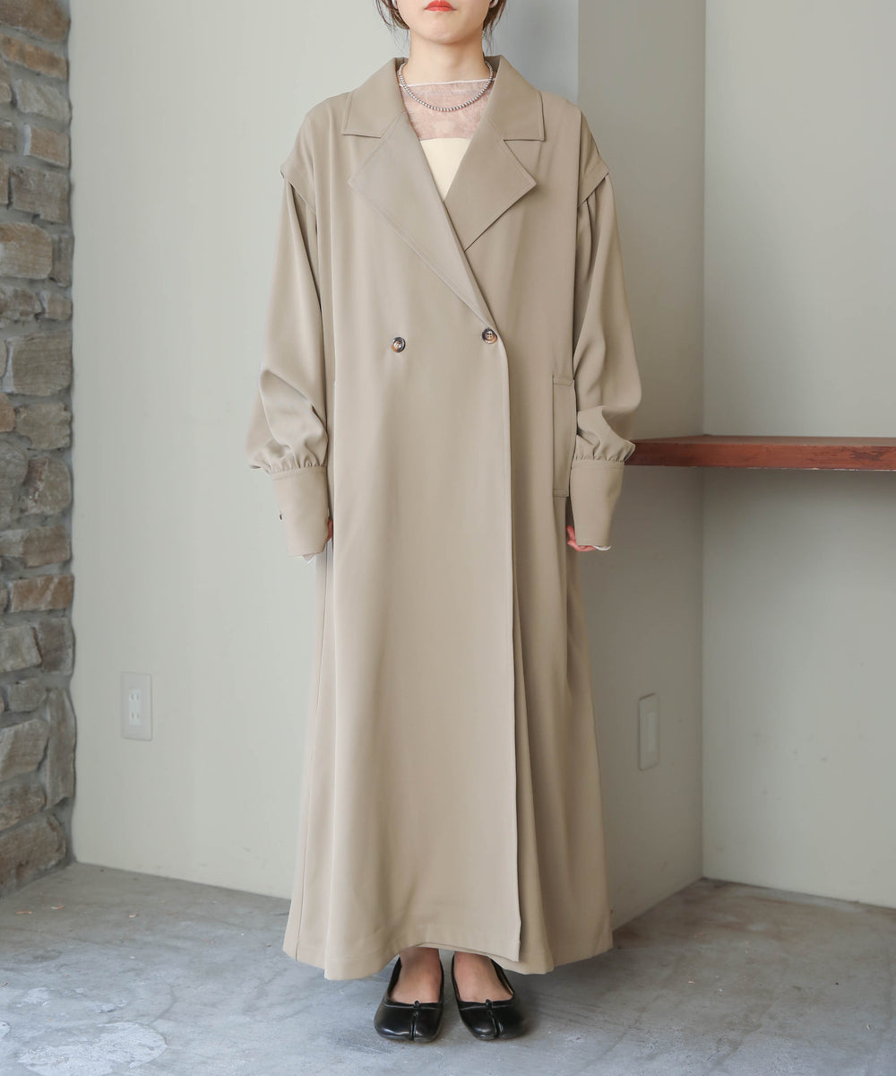 FLARE TRENCH COAT