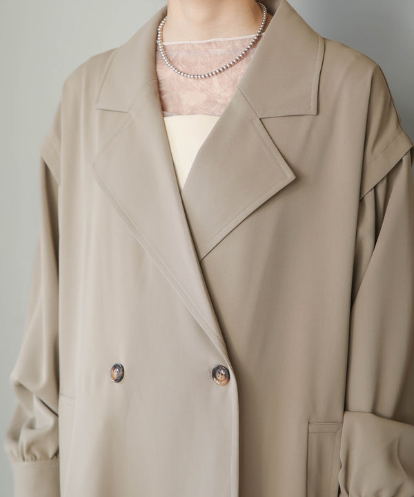 FLARE TRENCH COAT