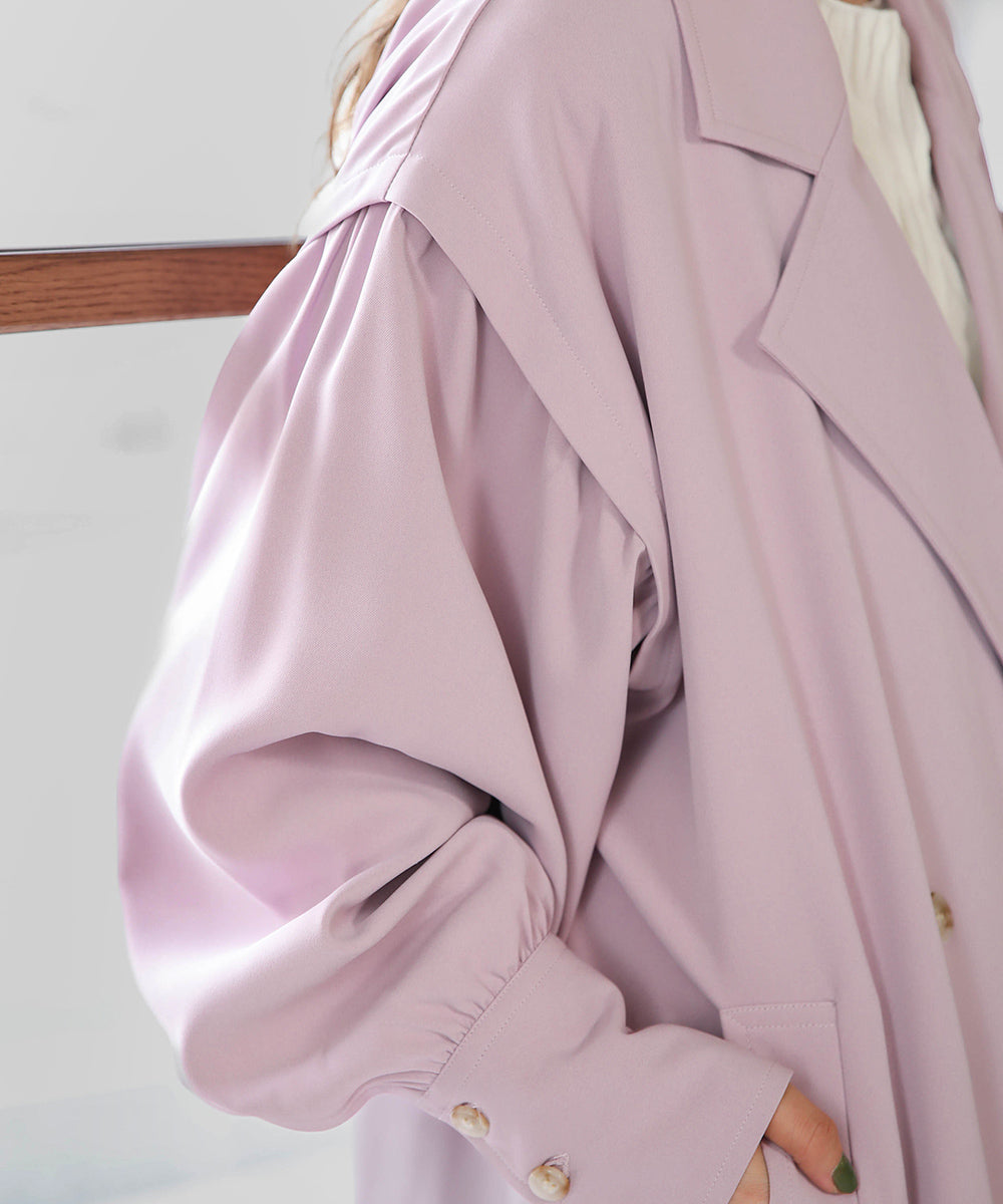FLARE TRENCH COAT
