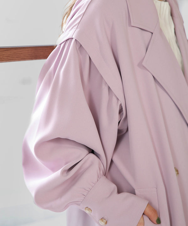 FLARE TRENCH COAT
