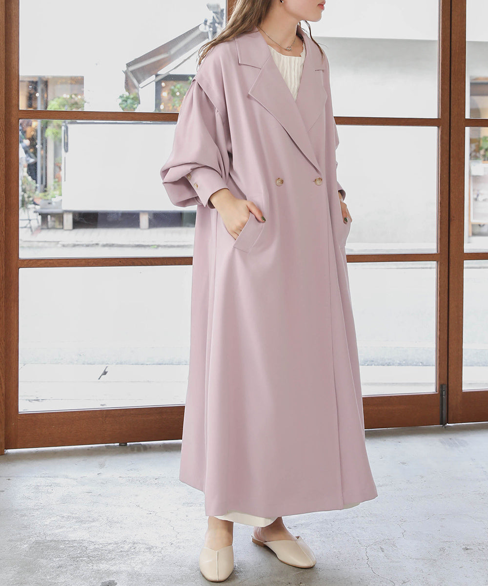 FLARE TRENCH COAT