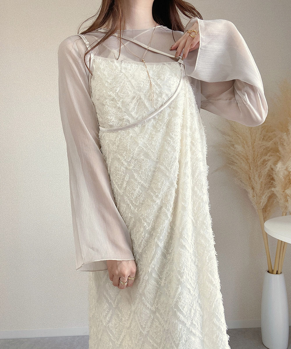 SHAGGY CROSS ONEPIECE