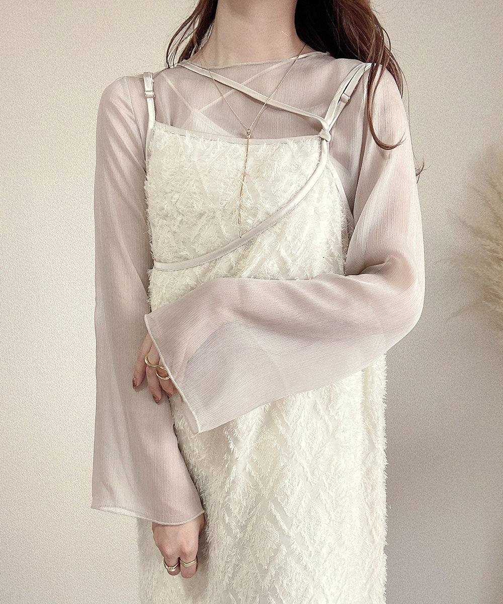 SHAGGY CROSS ONEPIECE