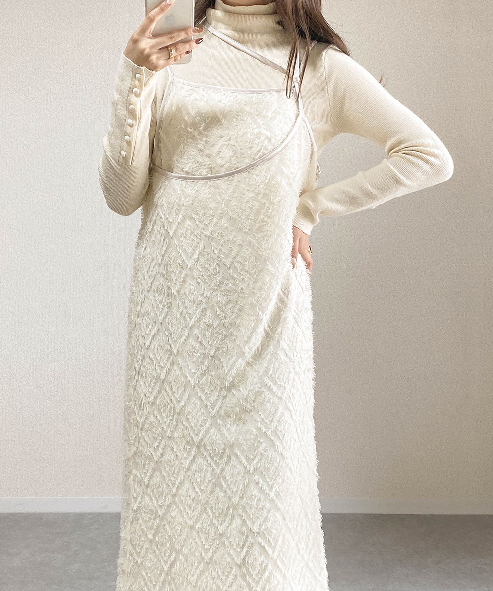 SHAGGY CROSS ONEPIECE