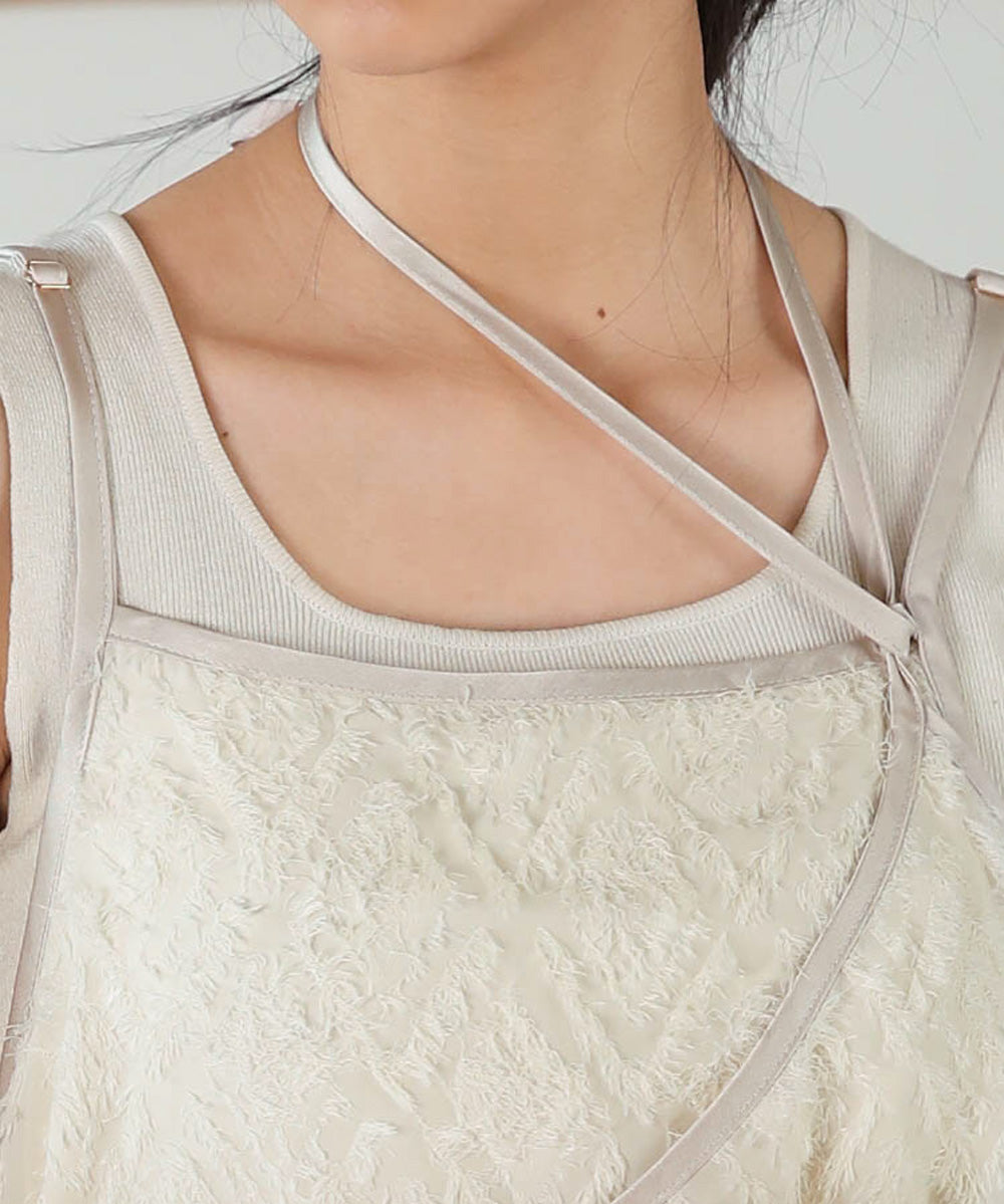 SHAGGY CROSS ONEPIECE