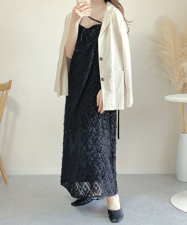 SHAGGY CROSS ONEPIECE