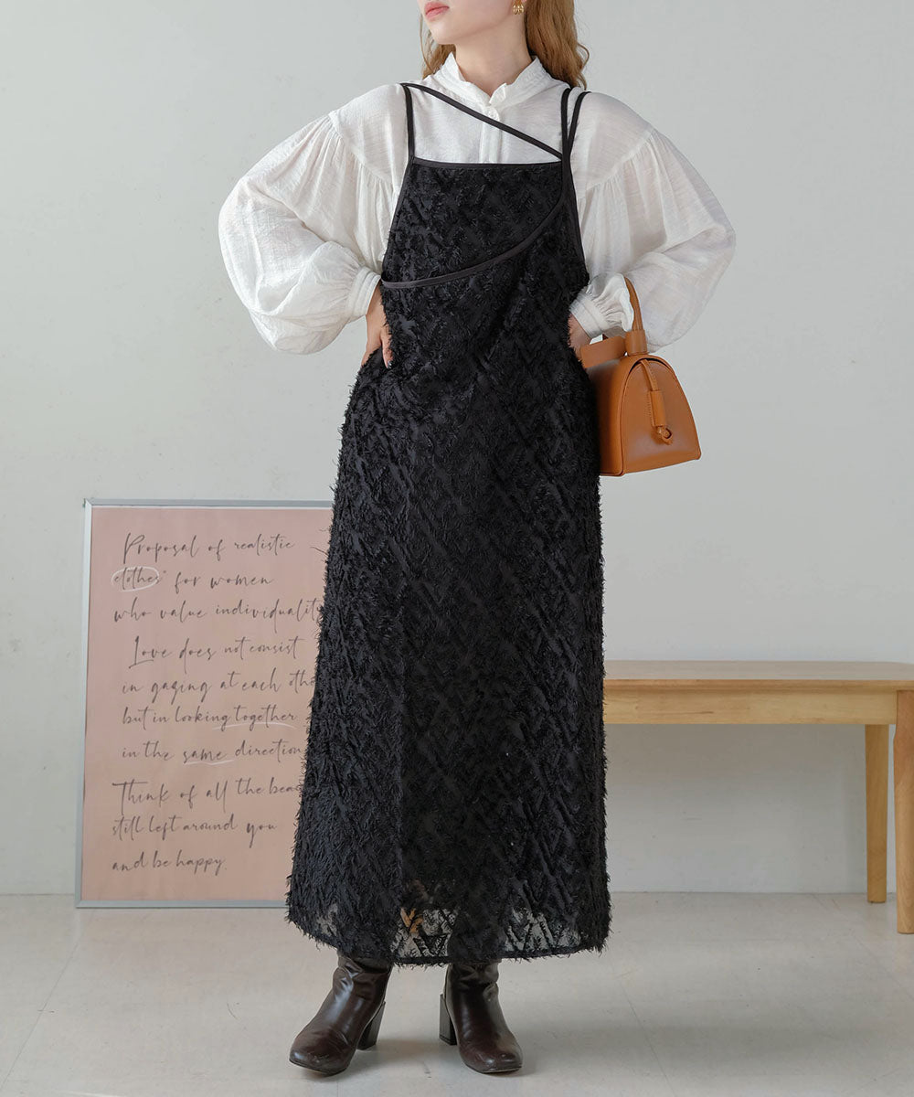 SHAGGY CROSS ONEPIECE