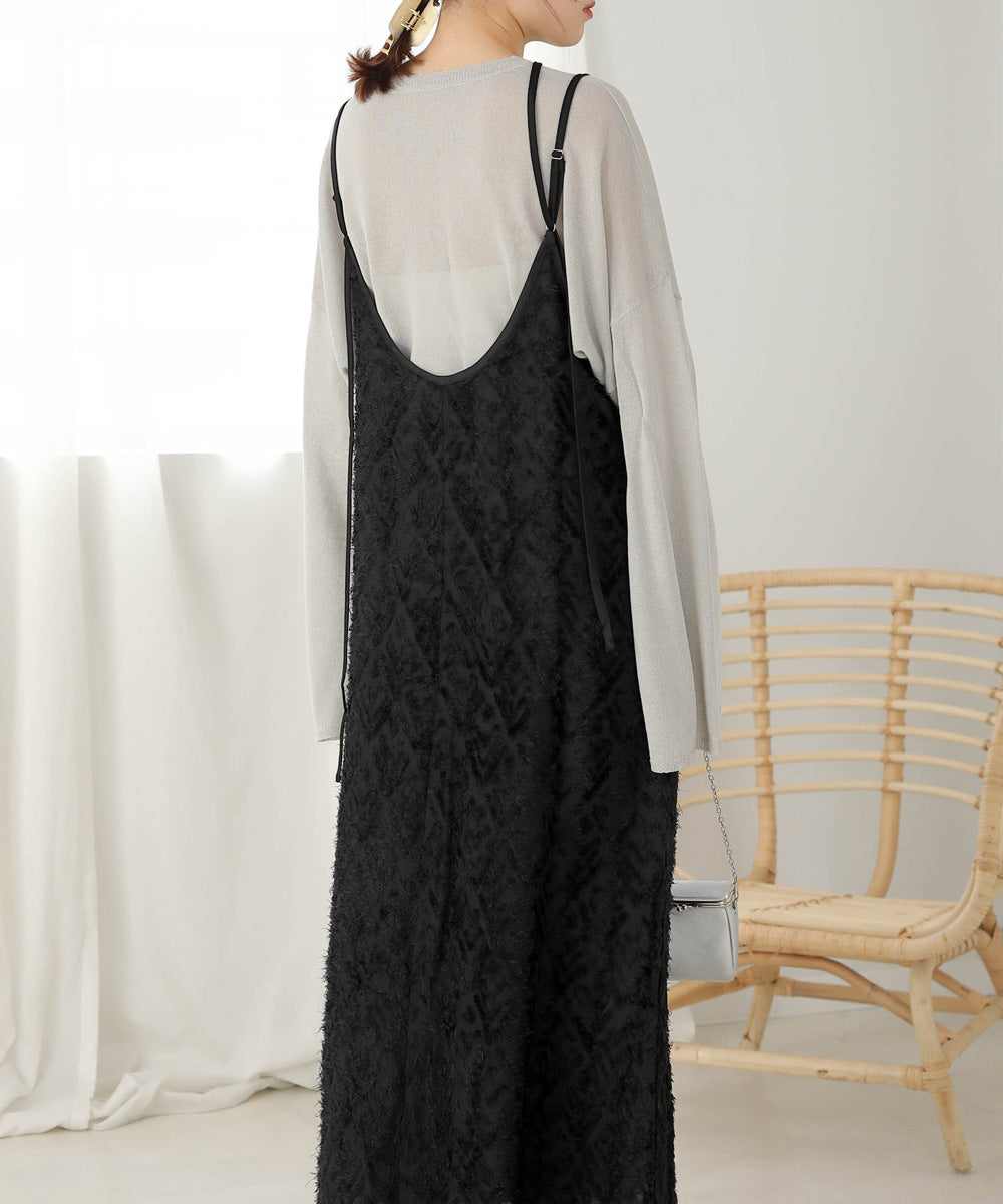 SHAGGY CROSS ONEPIECE