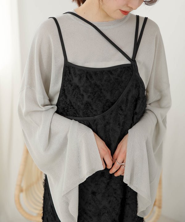 SHAGGY CROSS ONEPIECE