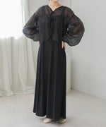 TULLE CARDIGAN SET ONE PIECE