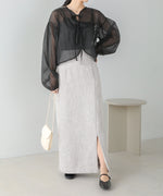 TULLE CARDIGAN SET ONE PIECE