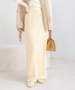 REVERSIBLE SHEER PLEATED SKIRT