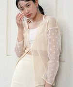 2WAY MESH LACE BLOUSE