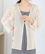 2WAY MESH LACE BLOUSE