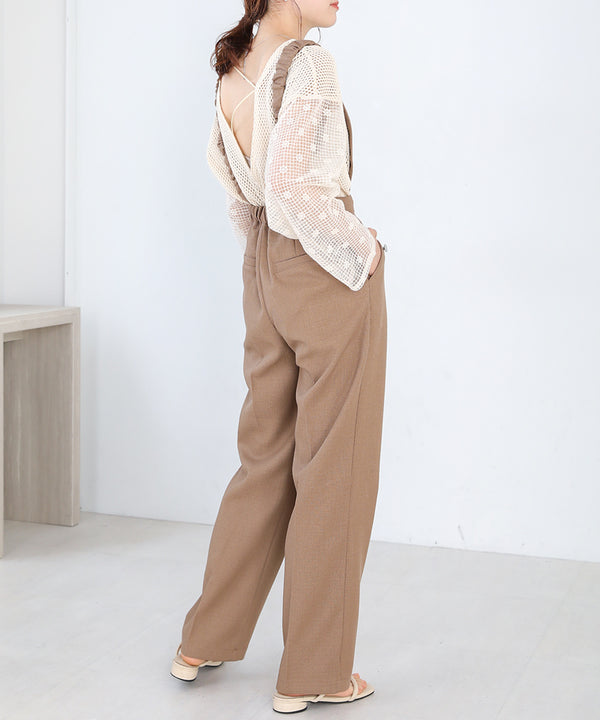 2WAY MESH LACE BLOUSE