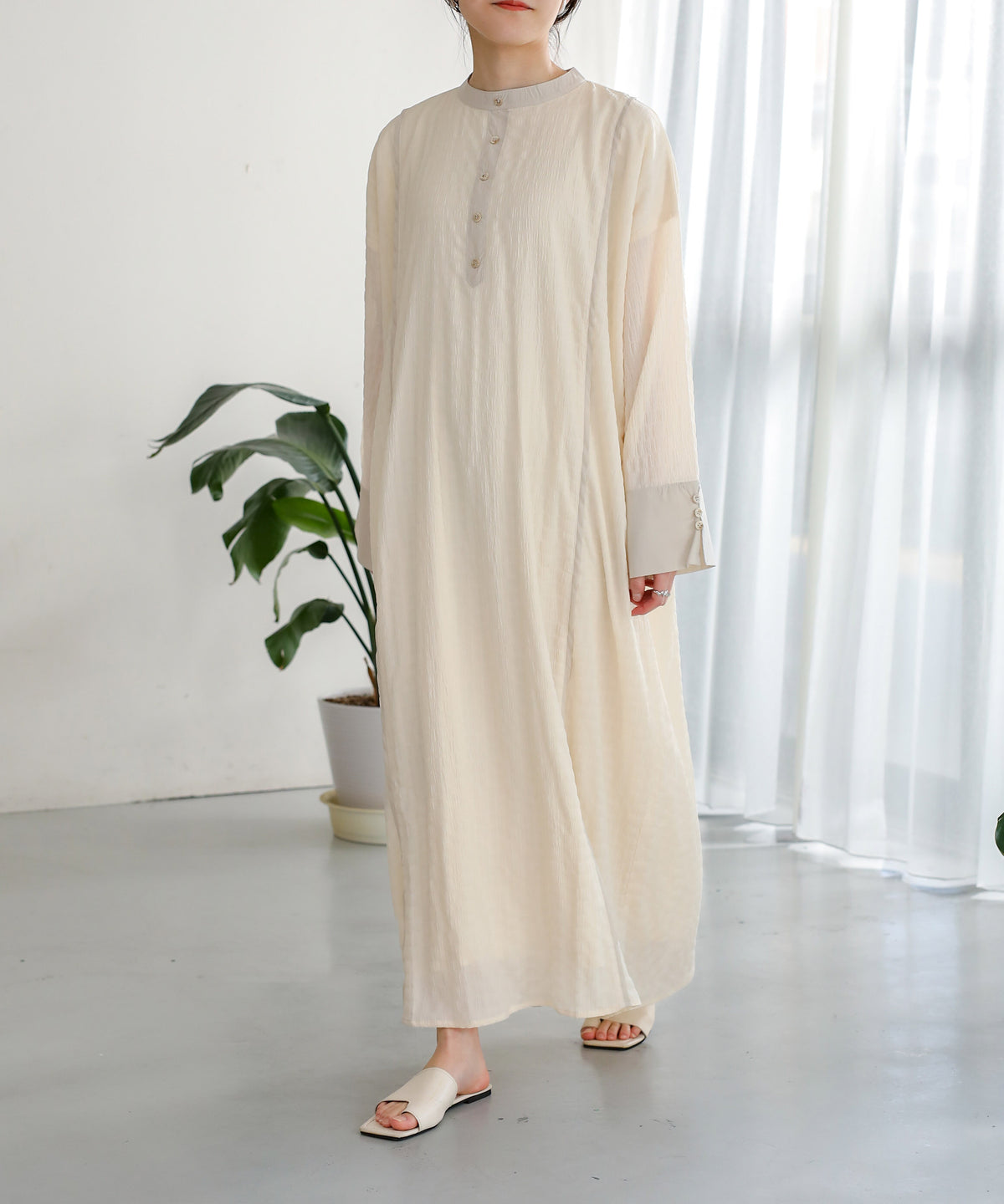 SHEER CAFTAN ONEPIECE
