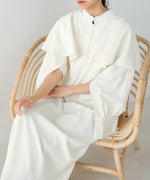 CAPE SLEEVE SLIT ONEPIECE