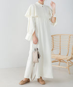 CAPE SLEEVE SLIT ONEPIECE