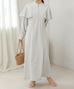 CAPE SLEEVE SLIT ONEPIECE