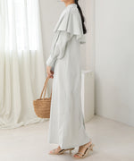 CAPE SLEEVE SLIT ONEPIECE