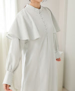 CAPE SLEEVE SLIT ONEPIECE