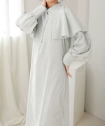 CAPE SLEEVE SLIT ONEPIECE