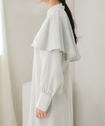 CAPE SLEEVE SLIT ONEPIECE