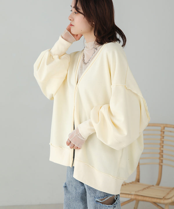 2WAY LOGO SWEAT CARDIGAN