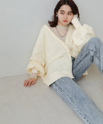 2WAY LOGO SWEAT CARDIGAN