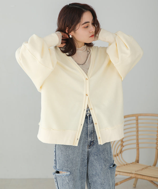 2WAY LOGO SWEAT CARDIGAN
