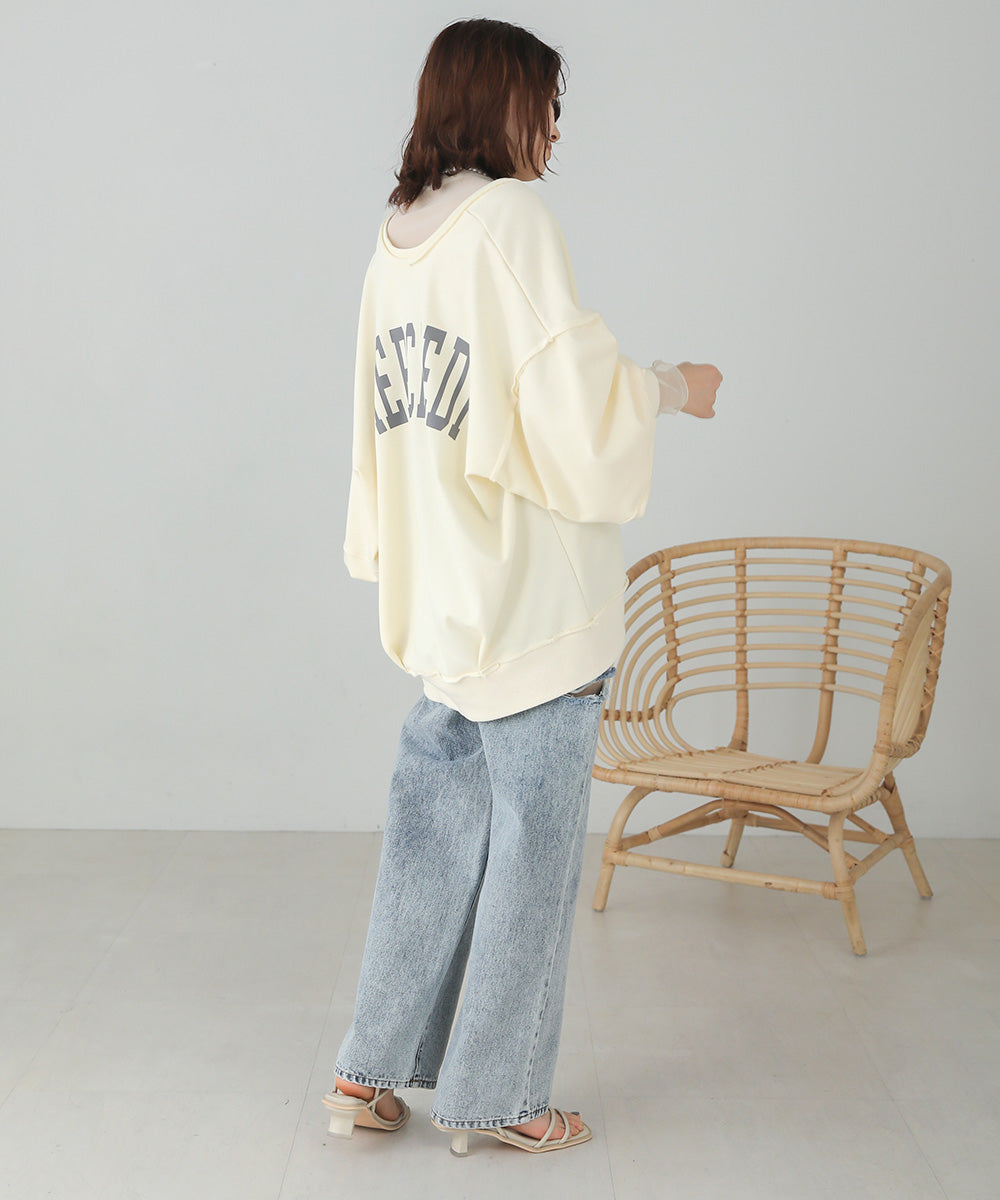 2WAY LOGO SWEAT CARDIGAN
