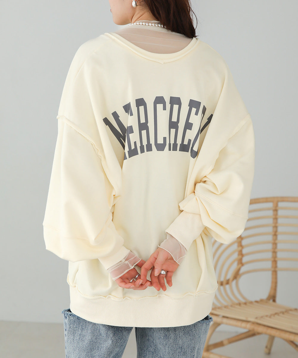 2WAY LOGO SWEAT CARDIGAN