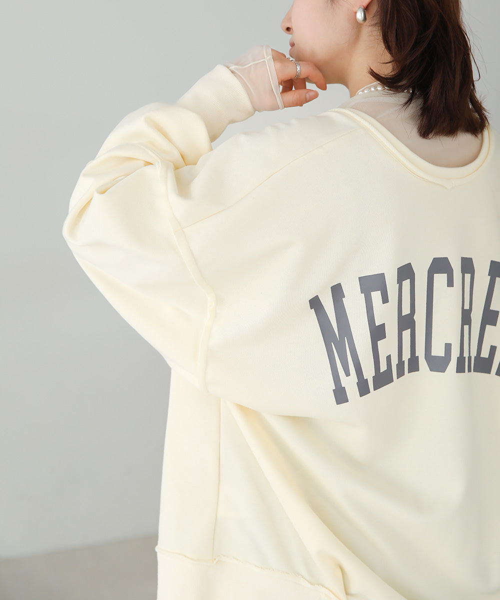 2WAY LOGO SWEAT CARDIGAN